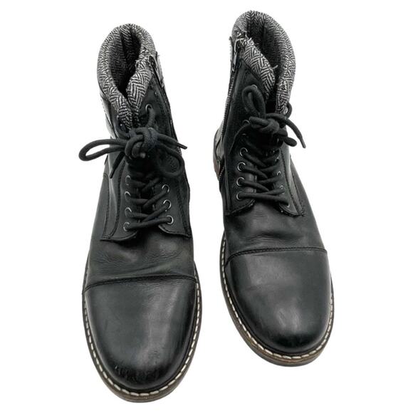 CREVO men\'s black leather boots size 13 main image 10